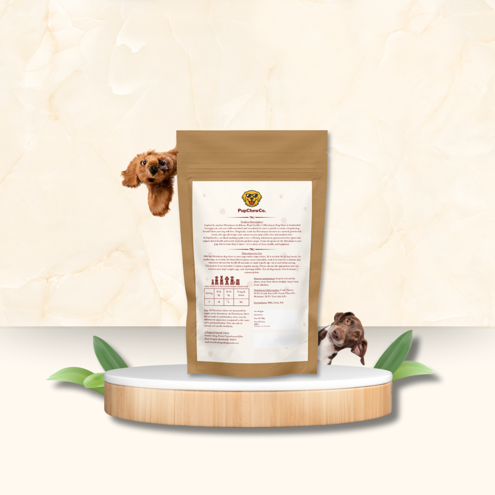 Himalayan Dog Chew - XL pack of 3 | 100% Natural Dental Chew