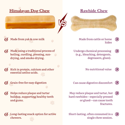 Himalayan Dog Chew - XL pack of 3 | 100% Natural Dental Chew
